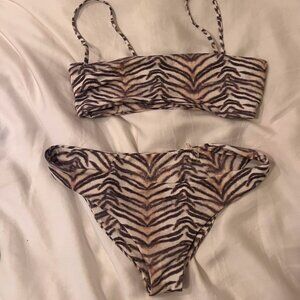 NWOT Boys and Arrows Animalistic Bikini